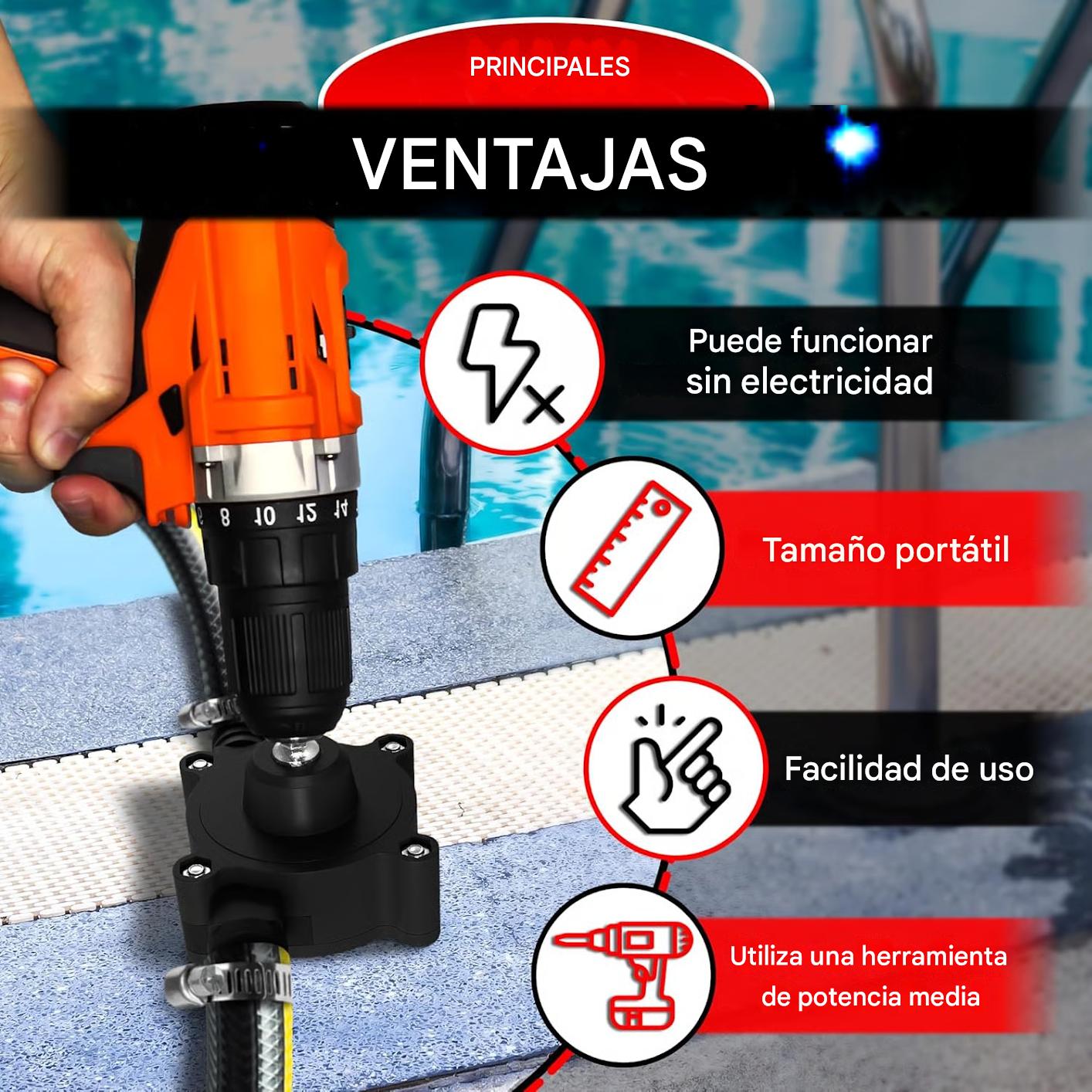 Bomba de agua para taladro transferencia de agua, gasolina, aceite, diesel
