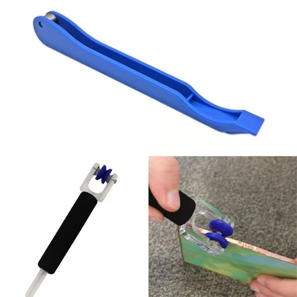 Herramienta para estampar láminas de cobre (Laminadora + Pulidora)