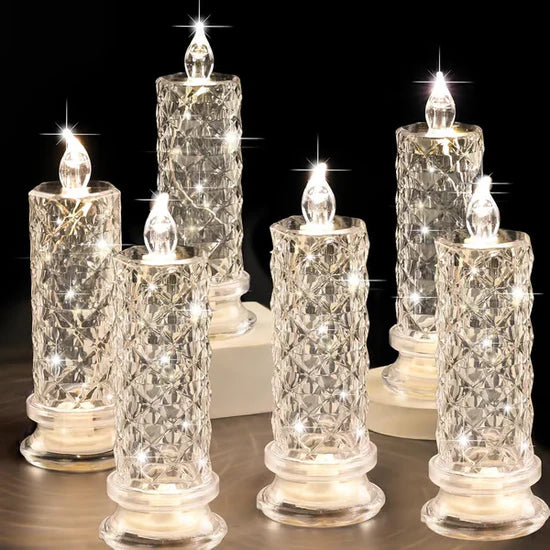 Lámpara de araña Crystal Rose: un rayo de luz romántico sin complicaciones