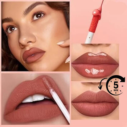 LuxeKiss - 12 Labiales hidratantes - Color duradero sin resecar tus labios