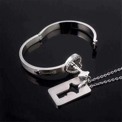 Pulsera llave del corazón con collar® Imágen