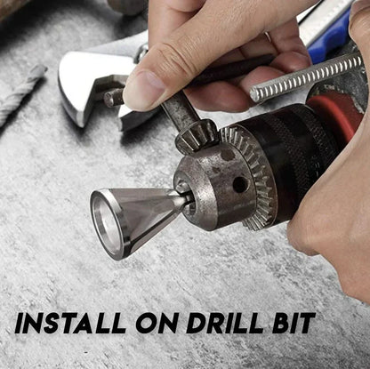 Herramienta de biselado para desbarbar tornillos