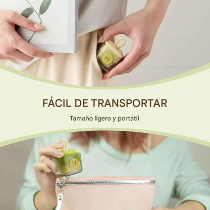 (PAGA 1 LLEVA 2) Mini rodillo de pelusas, rodillo adhesivo lavable, reutilizable