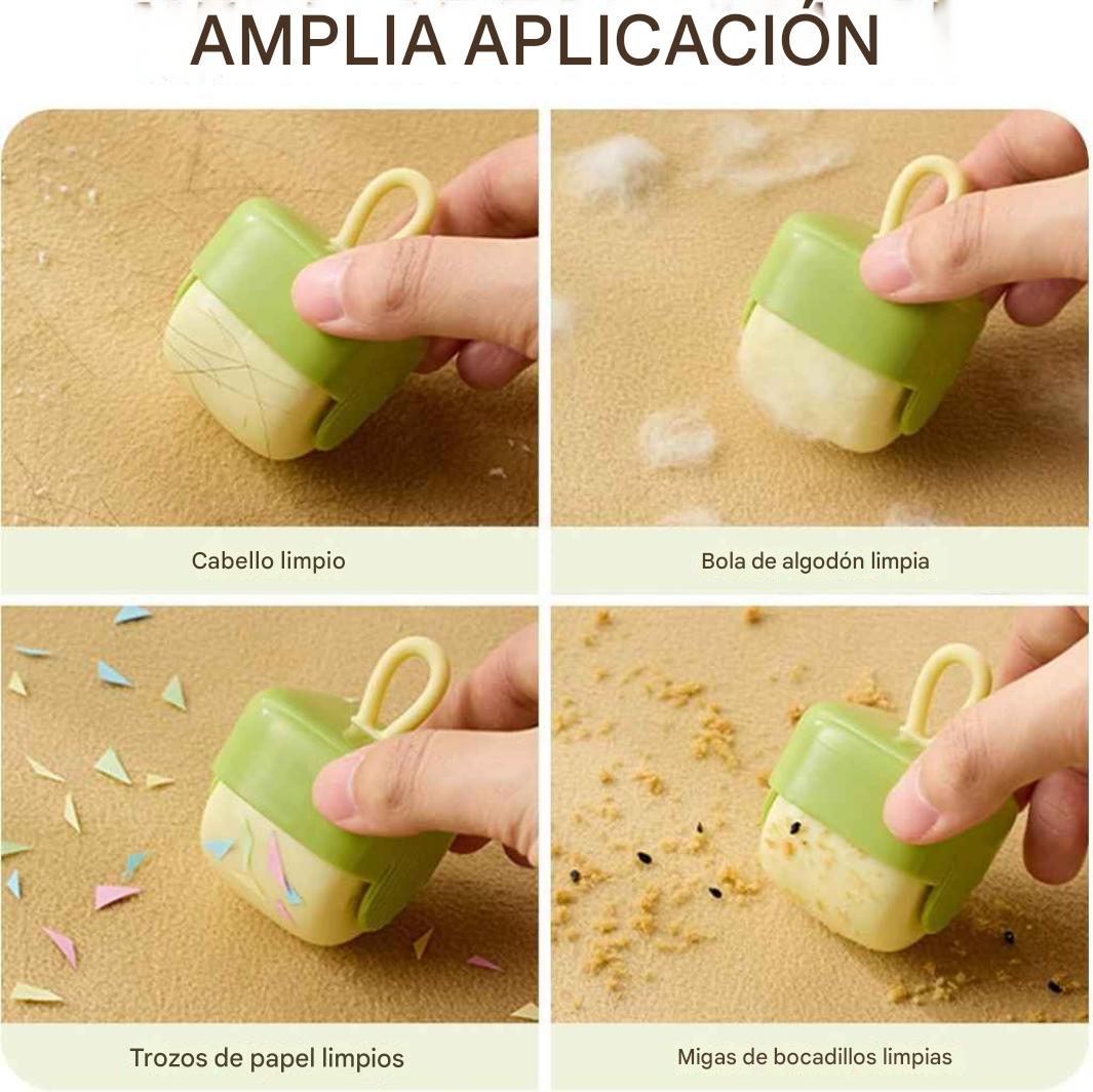 (PAGA 1 LLEVA 2) Mini rodillo de pelusas, rodillo adhesivo lavable, reutilizable