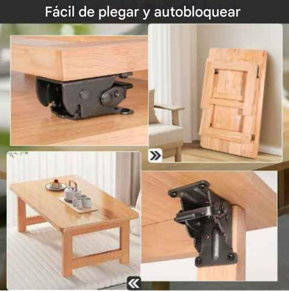 Soportes plegables de alta resistencia con autobloqueo de 90°