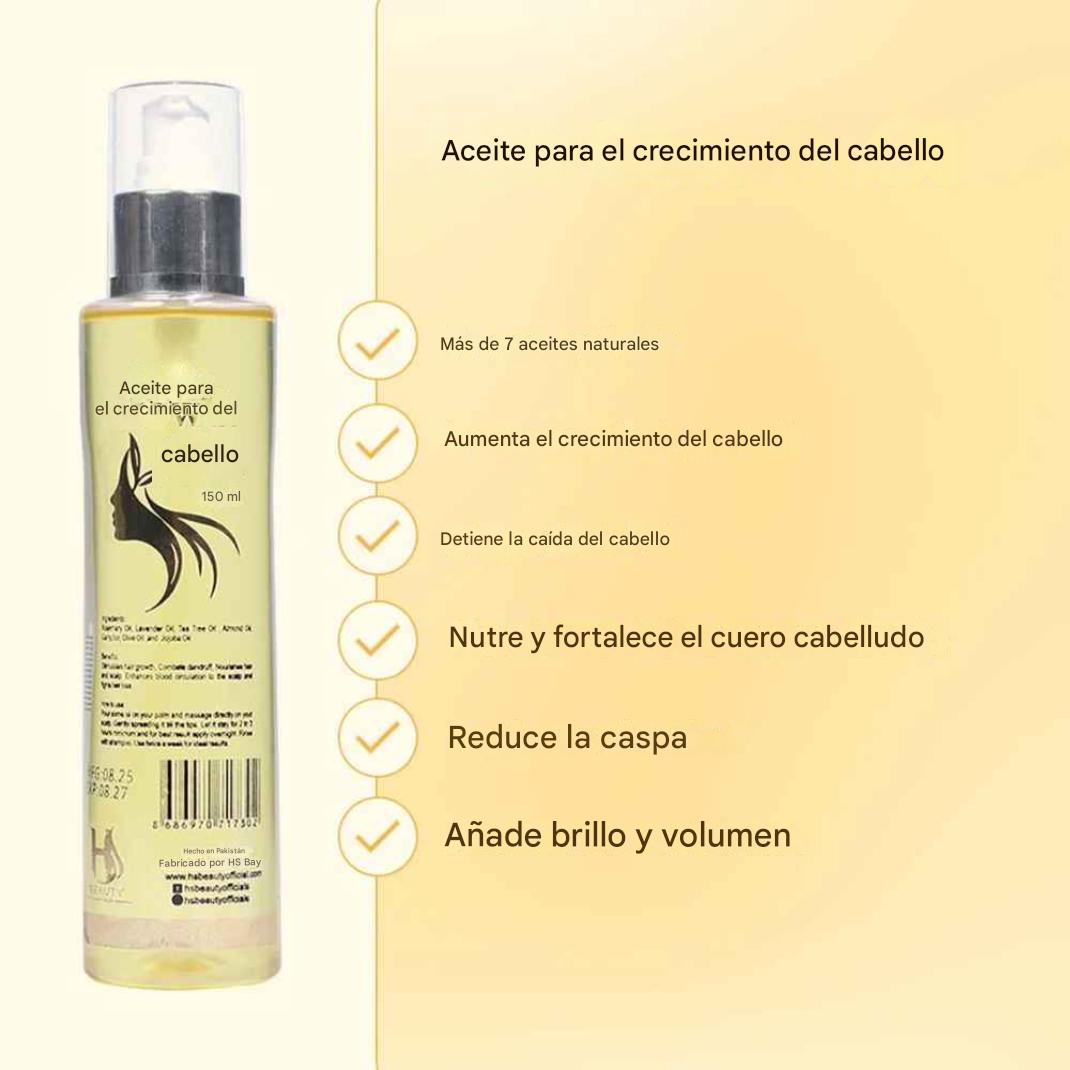 Aceite para el crecimiento del cabello