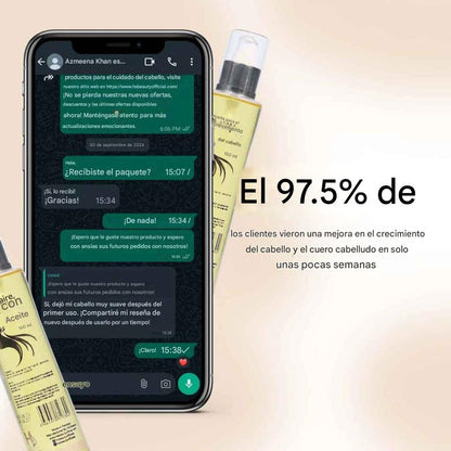 Aceite para el crecimiento del cabello
