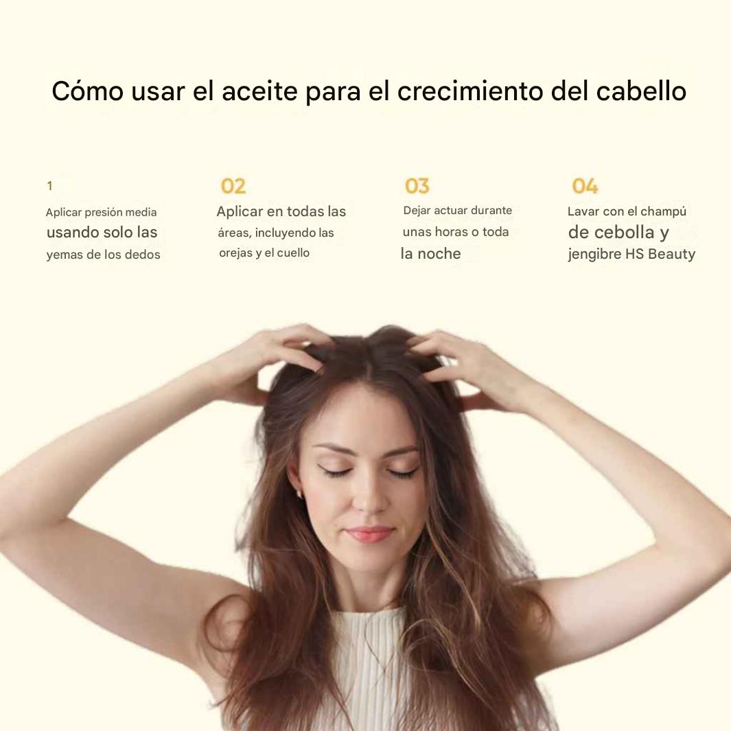 Aceite para el crecimiento del cabello