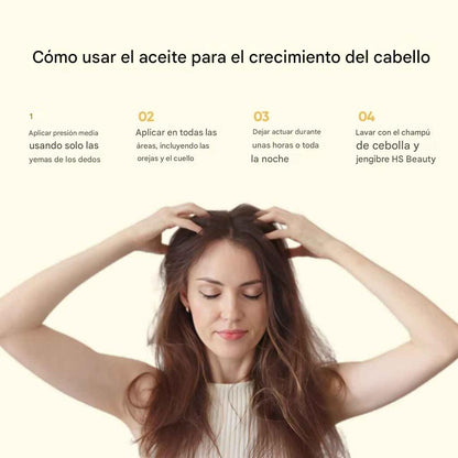 Aceite para el crecimiento del cabello