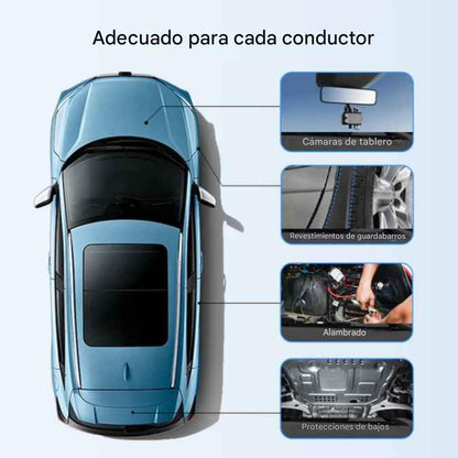 Paquete de 50 Hebilla universal de nailon para bridas