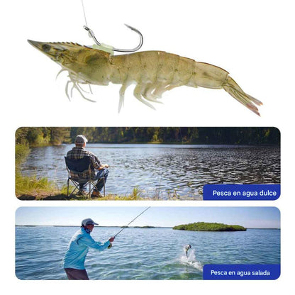 Anzuelos luminosos para camarones vivos (Paquete de 10)