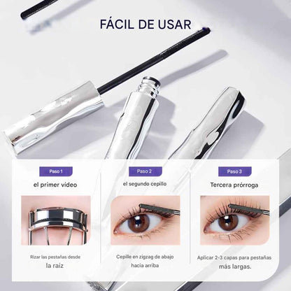 Máscara de pestañas abundantes resistente al agua y sudor
