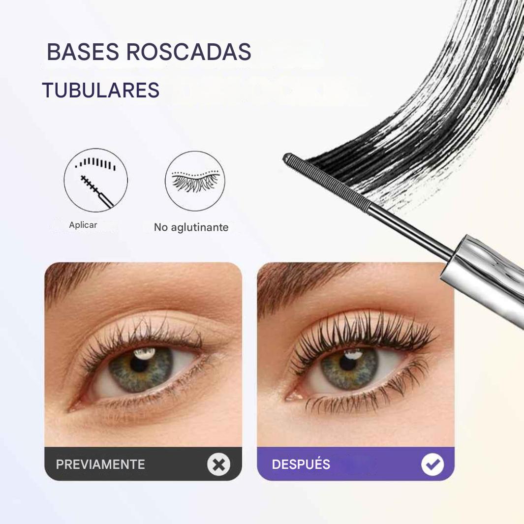 Máscara de pestañas abundantes resistente al agua y sudor