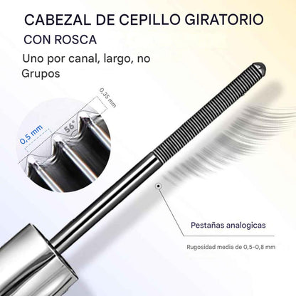 Máscara de pestañas abundantes resistente al agua y sudor