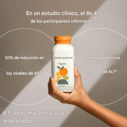 Dose suplemento para la salud hepática