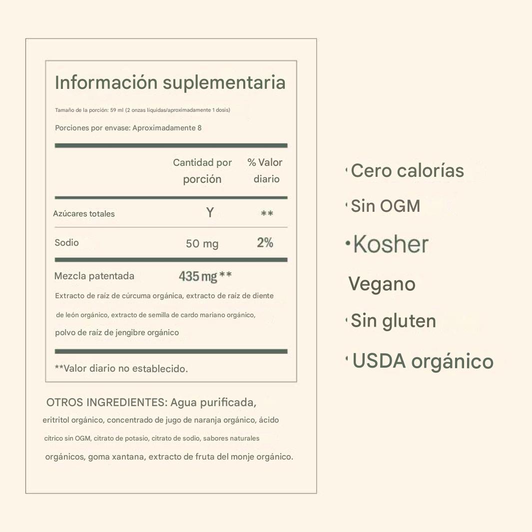 Dose suplemento para la salud hepática