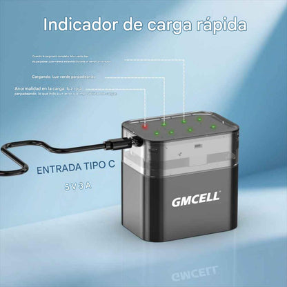 Cargador de batería AA y AAA para batería de NiMH y litio