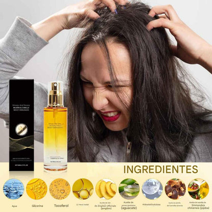 Aceite suavizante para el cabello, reparación de cabello seco dañado, nutrición profunda