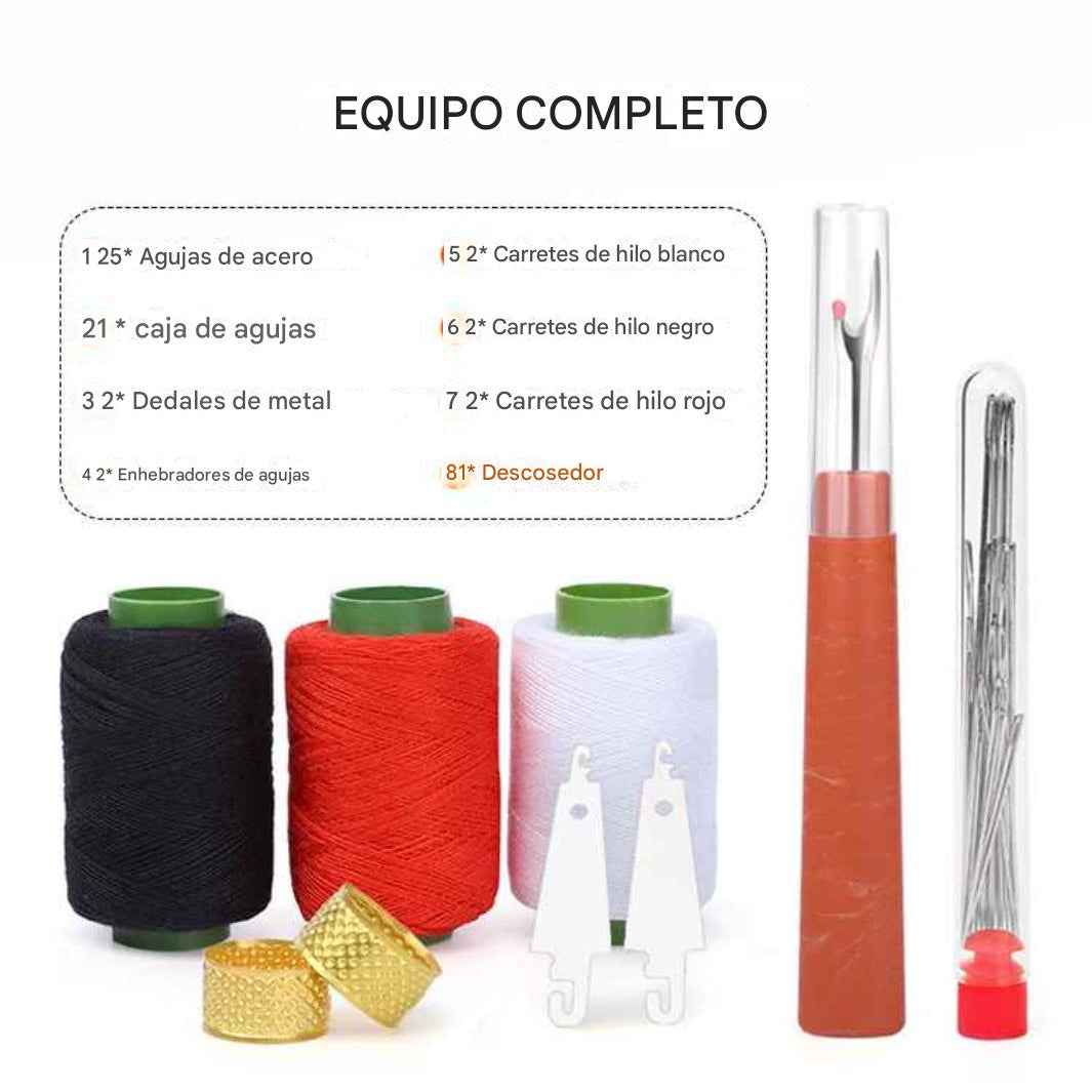 Juego de herramientas de costura de 37 piezas