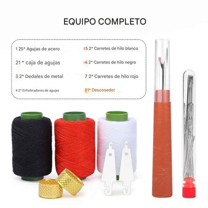 Juego de herramientas de costura de 37 piezas