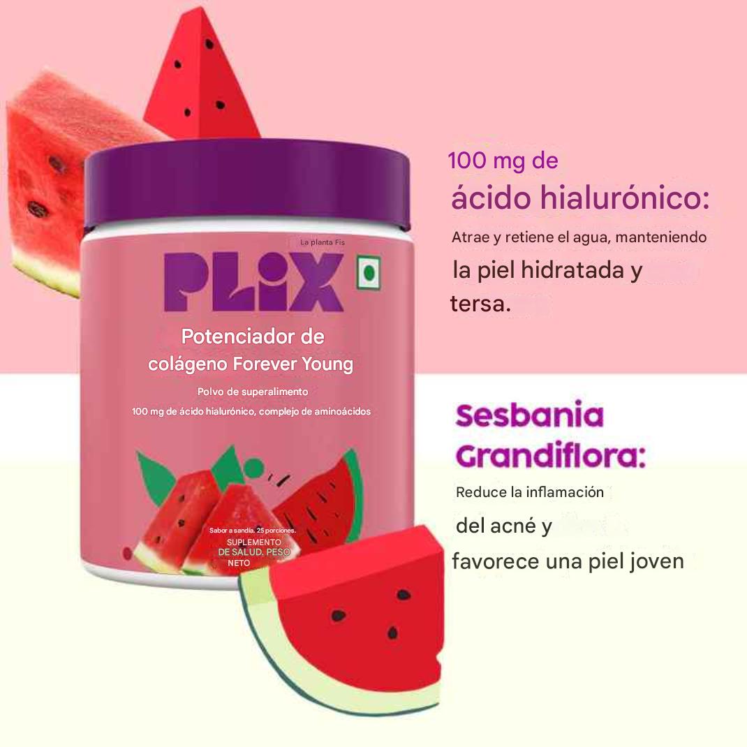 Potenciador de colágeno con 100 mg de ácido hialurónico