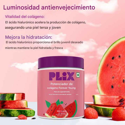 Potenciador de colágeno con 100 mg de ácido hialurónico