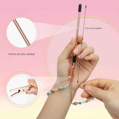 Herramientas auxiliares para cierres de pulsera con funda protectora antideslizante