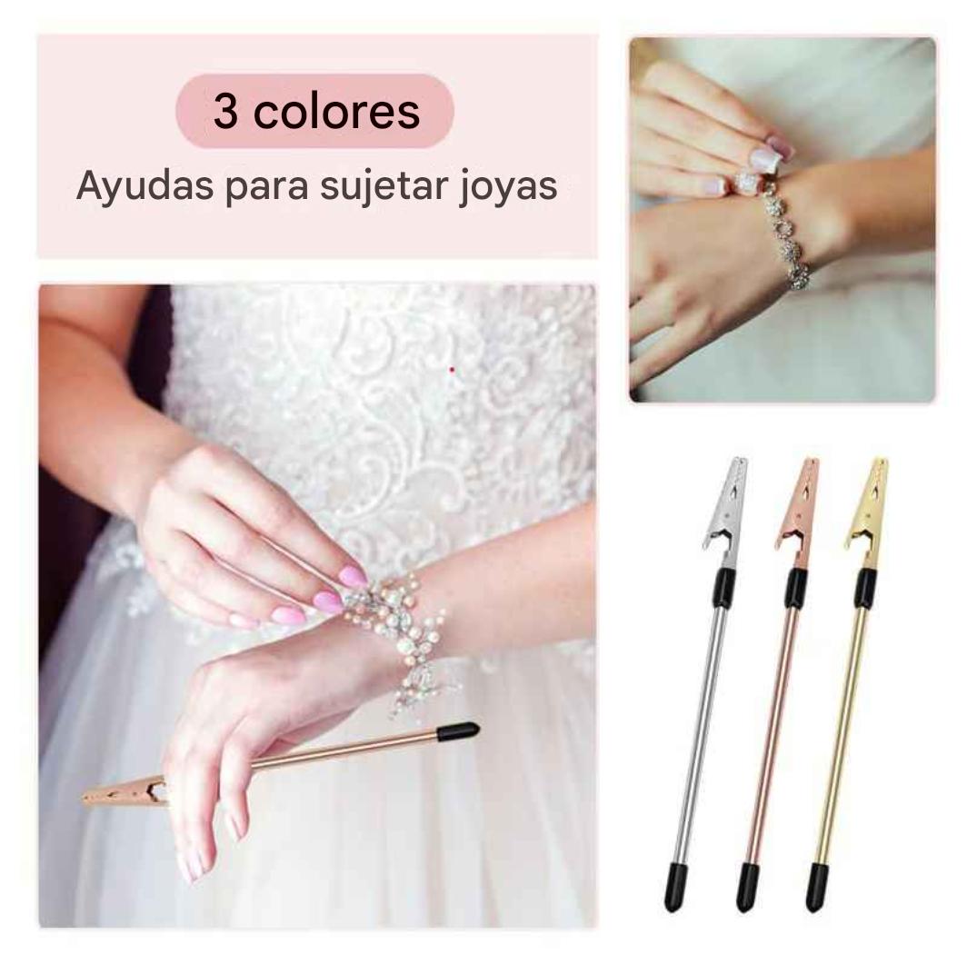 Herramientas auxiliares para cierres de pulsera con funda protectora antideslizante