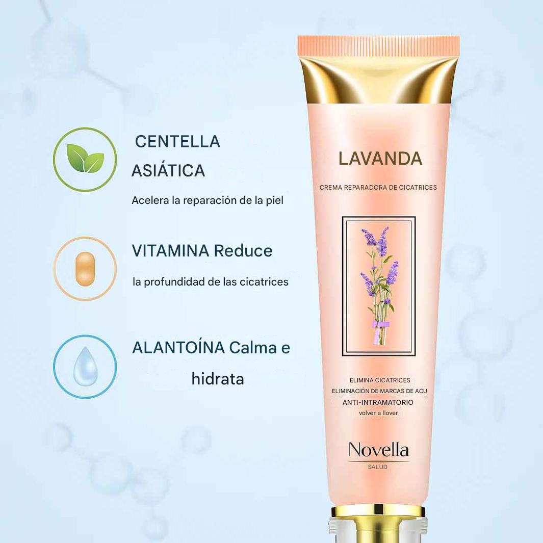Novella™: Crema reparadora de cicatrices de lavanda - Fórmula clínicamente probada