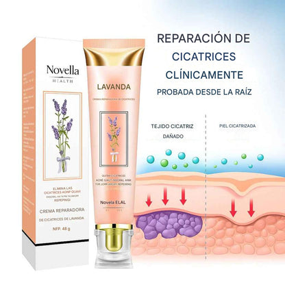 Novella™: Crema reparadora de cicatrices de lavanda - Fórmula clínicamente probada