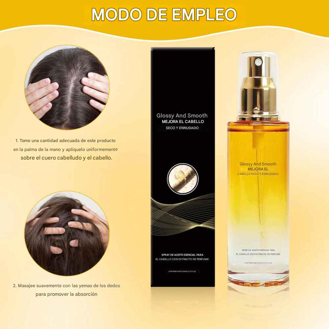 Aceite suavizante para el cabello, reparación de cabello seco dañado, nutrición profunda