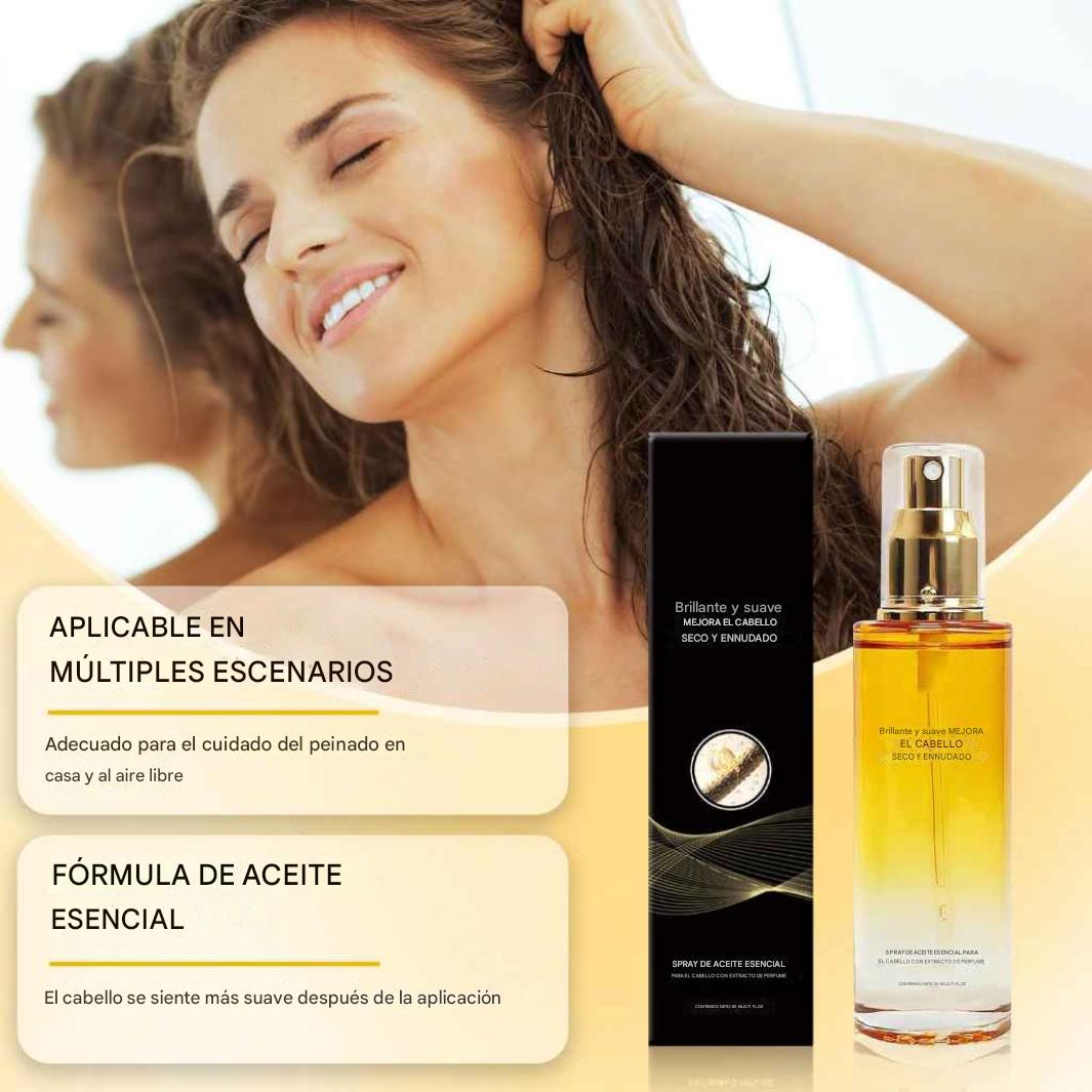 Aceite suavizante para el cabello, reparación de cabello seco dañado, nutrición profunda