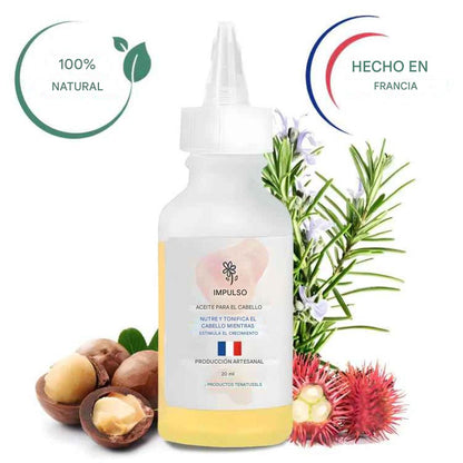 Loción para estimular el crecimiento del cabello