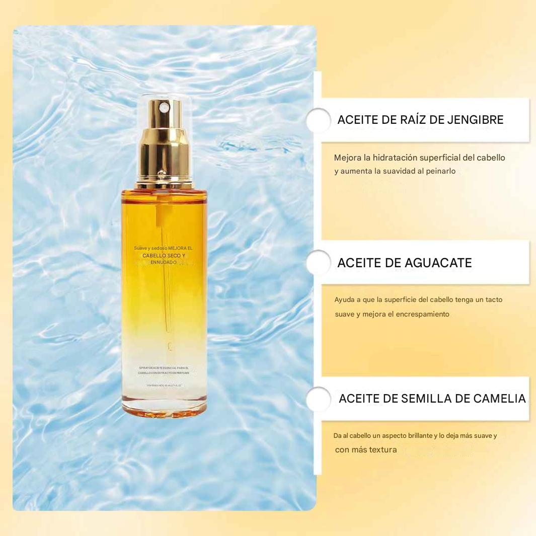 Aceite suavizante para el cabello, reparación de cabello seco dañado, nutrición profunda