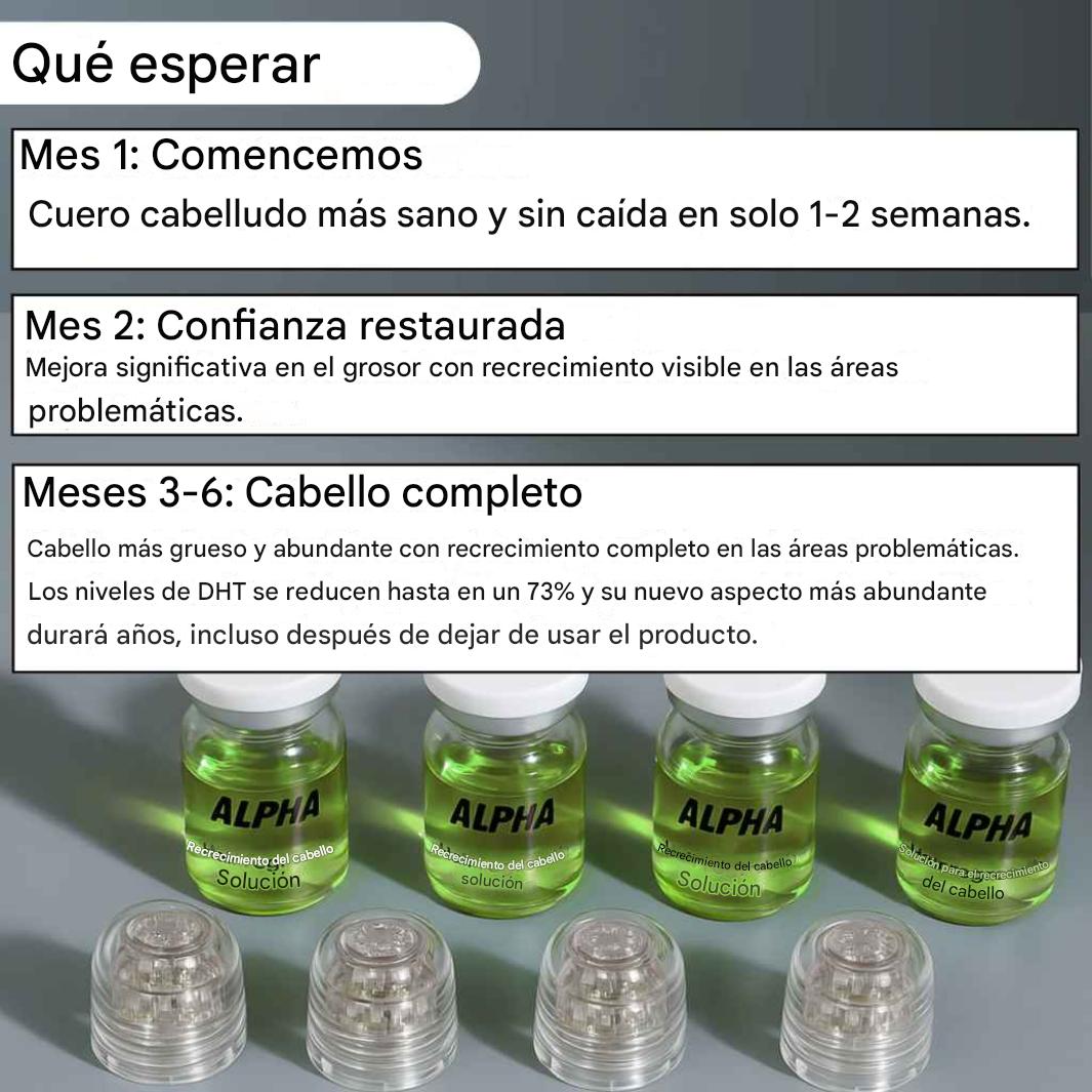 ALPHAINFUE REACTIVA AL INSTANTE EL CRECIMIENTO DEL CABELLO