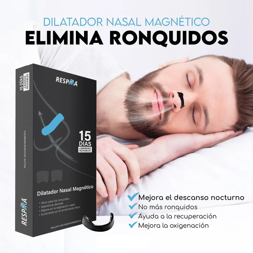 Kit tiras nasales magnéticas - respira mejor - Breathify™