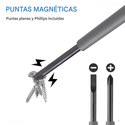 (🎁 PAGA 1 lleva 2 🎁) Destornillador magnético y comprobador de voltaje