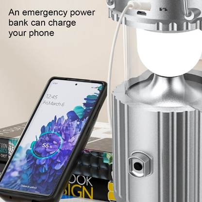 Outdoor - Lampara ventilador solar 5 en 1