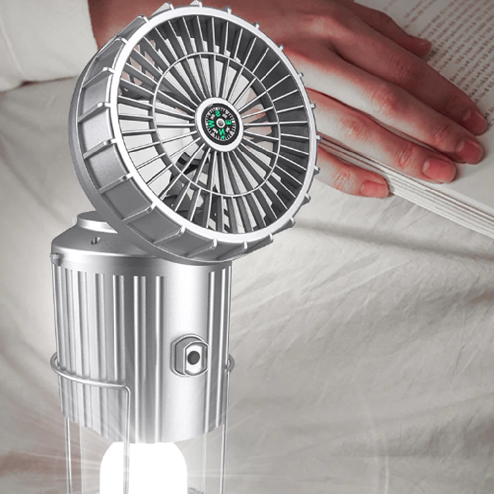 Outdoor - Lampara ventilador solar 5 en 1