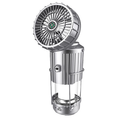 Outdoor - Lampara ventilador solar 5 en 1