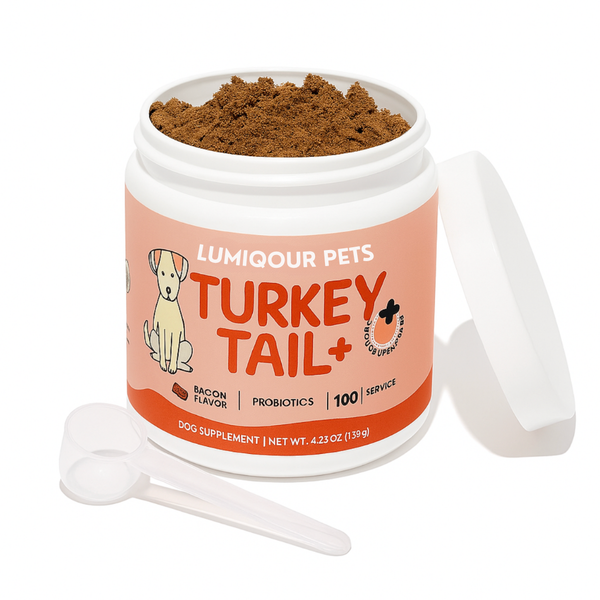 Probiótico de cola de pavo