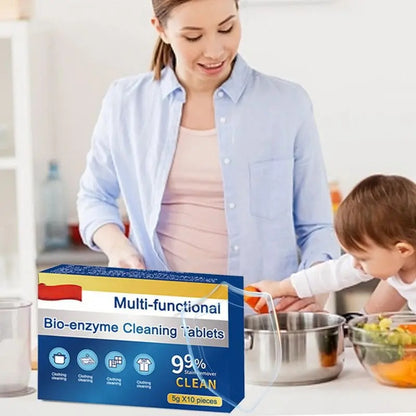 Pastillas de limpieza bioenzimaticas caja de 10