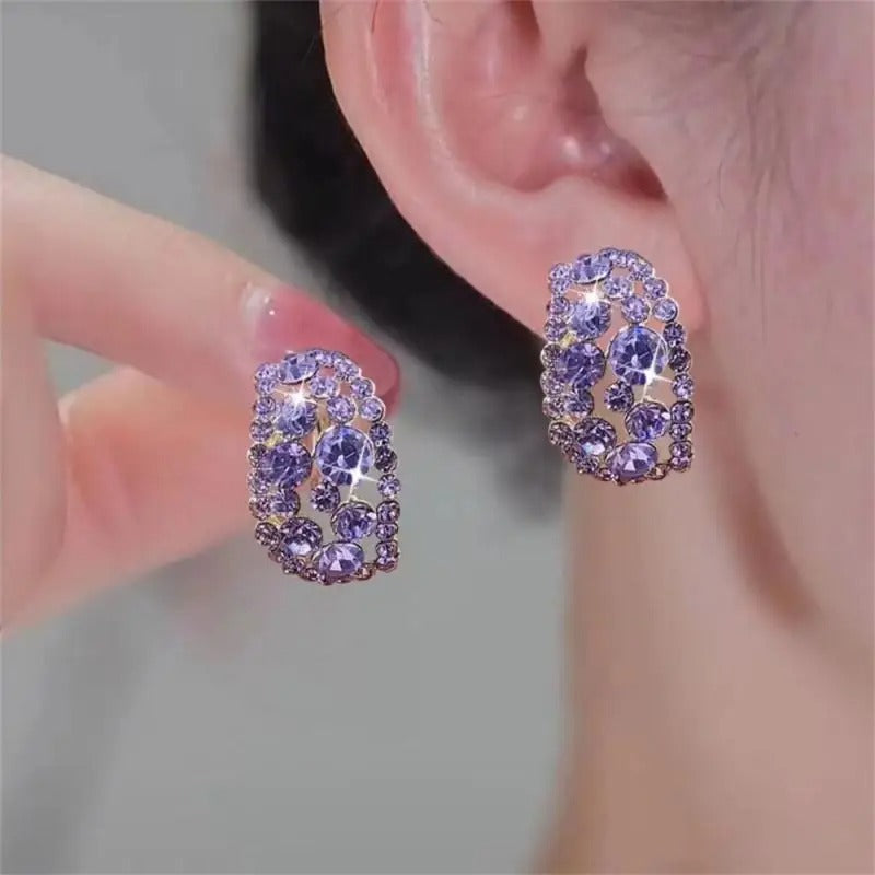 Pendientes de diamantes
