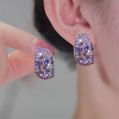 Pendientes de diamantes
