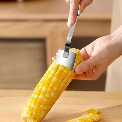 Pelador de maíz mango largo