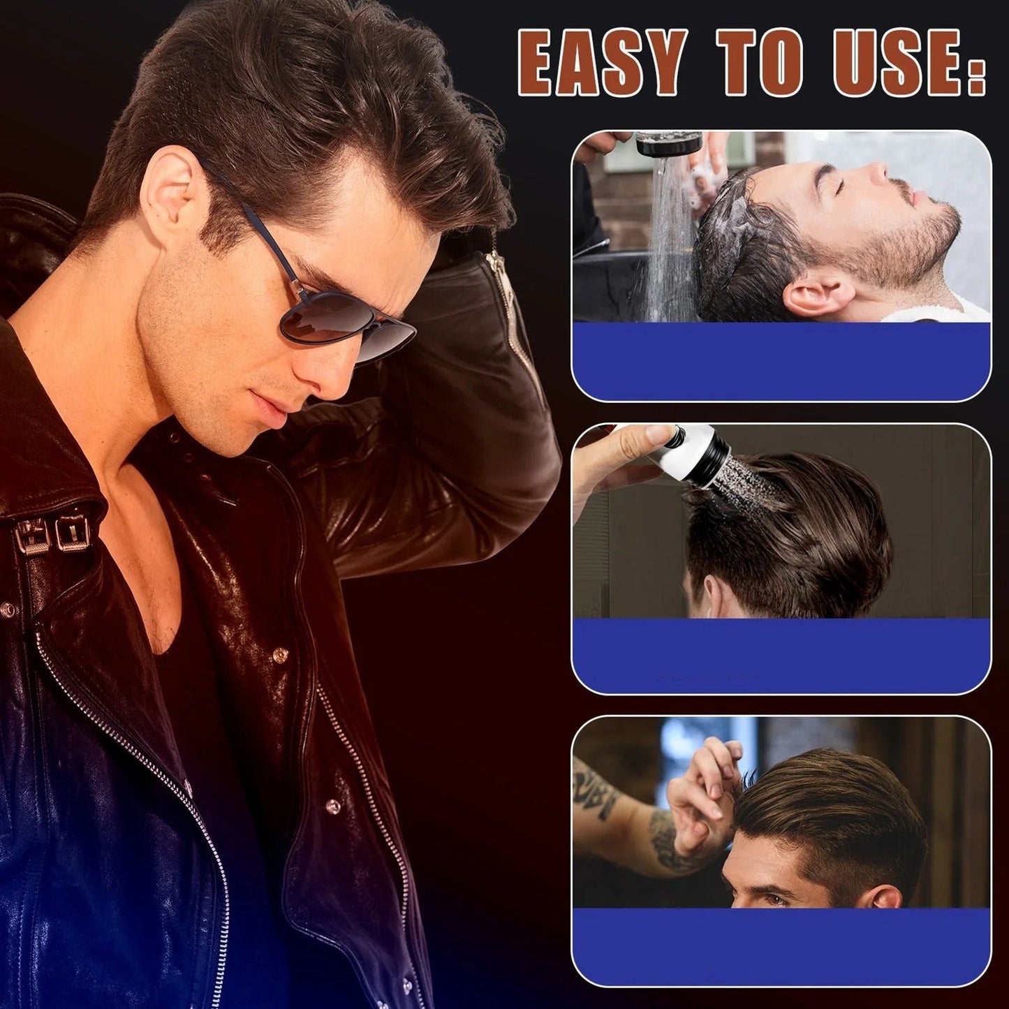 MenLook - Polvo para peinar el cabello