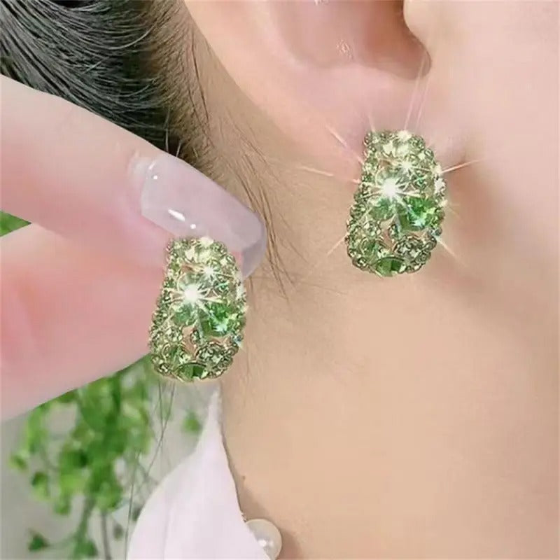 Pendientes de diamantes