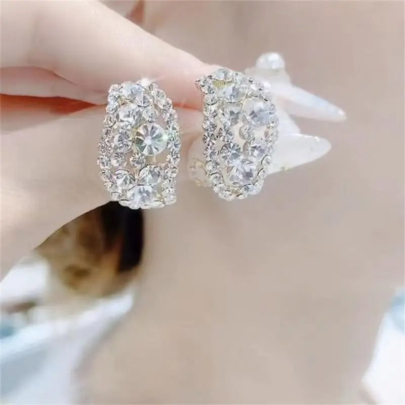 Pendientes de diamantes