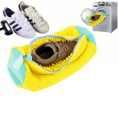 Bolsa protectora para lavado de zapatos con microfibras