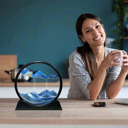 RELOJ DE ARENA MOVEDIZA